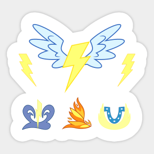 My little Pony - Wonderbolts Cutie Mark Special V2 Sticker